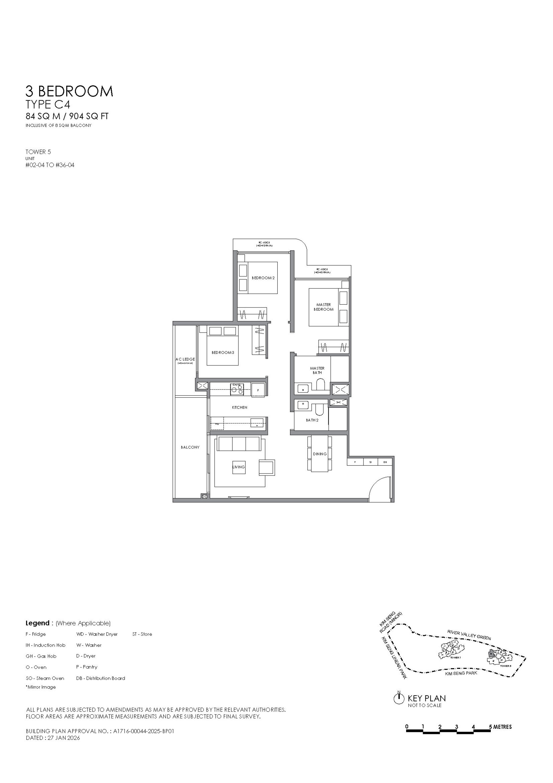 River Modern floorplan